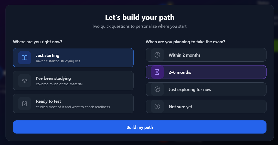 Choose your path